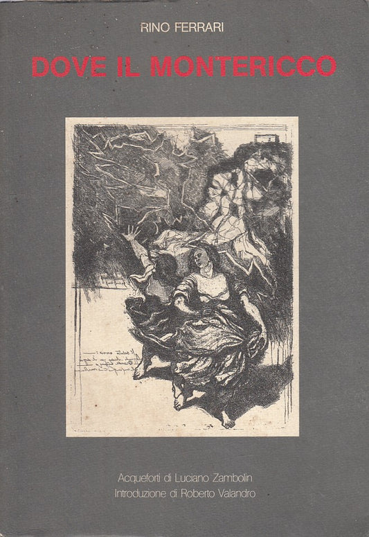 LN- DOVE IL MONTERICCO RACCOLTA POESIE- FERRARI- MONSELICE--- 1977 - BS- YDS259