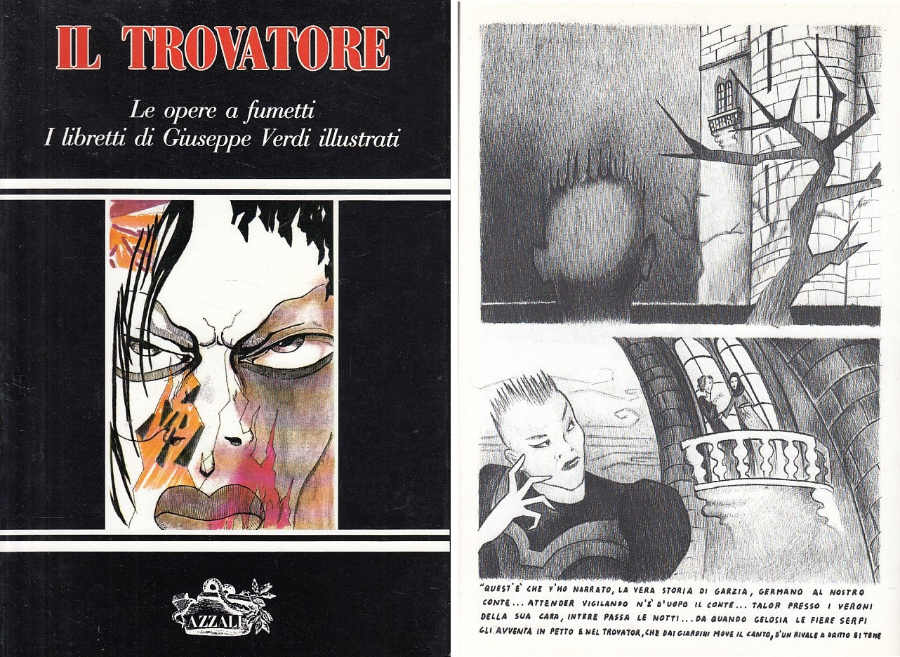 LT- IL TROVATORE OPERE VERDI A FUMETTI - MARCHESI - AZZALI --- 1985 - B - WPR319