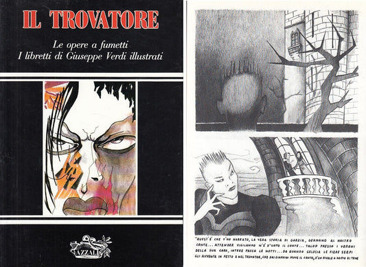 LT- IL TROVATORE OPERE VERDI A FUMETTI - MARCHESI - AZZALI --- 1985 - B - WPR319