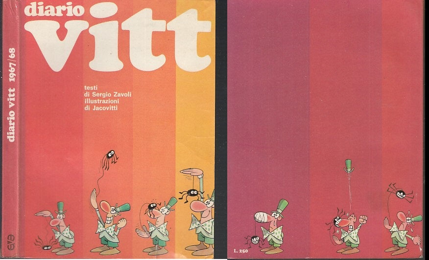 LZ- DIARIO VITT 1967/68 - JACOVITTI - AVE --- 1967 - B - NLX