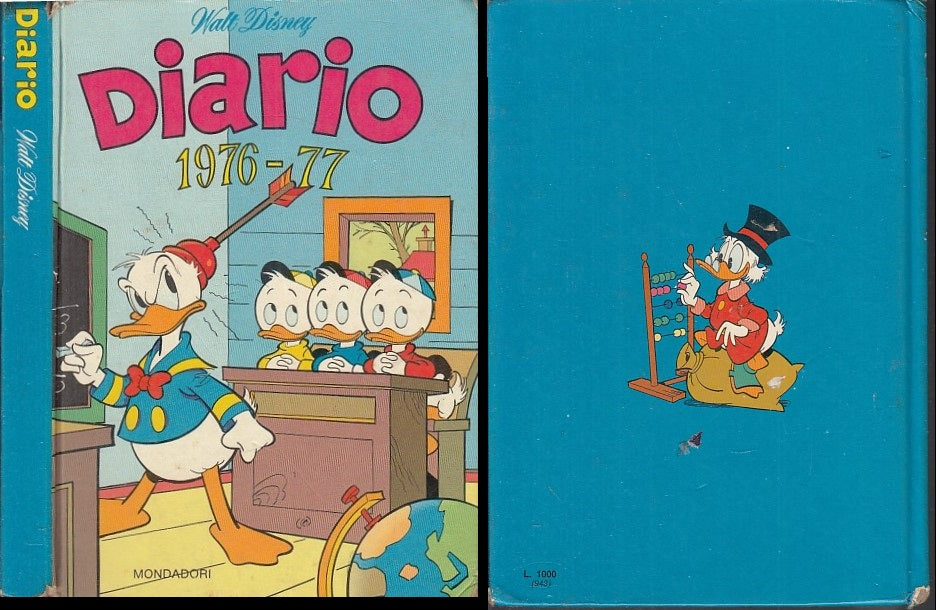 LZ- DIARIO DISNEY 1976/77 -- MONDADORI --- 1976 - C - NLX
