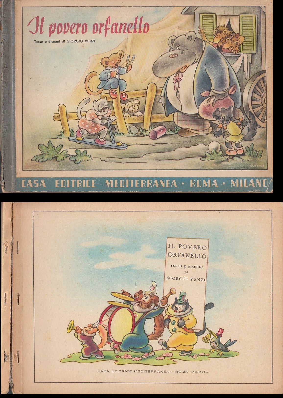 LB- IL POVERO ORFANELLO - VENZI - MEDITERRANEA --- 1944 - C - XDS130