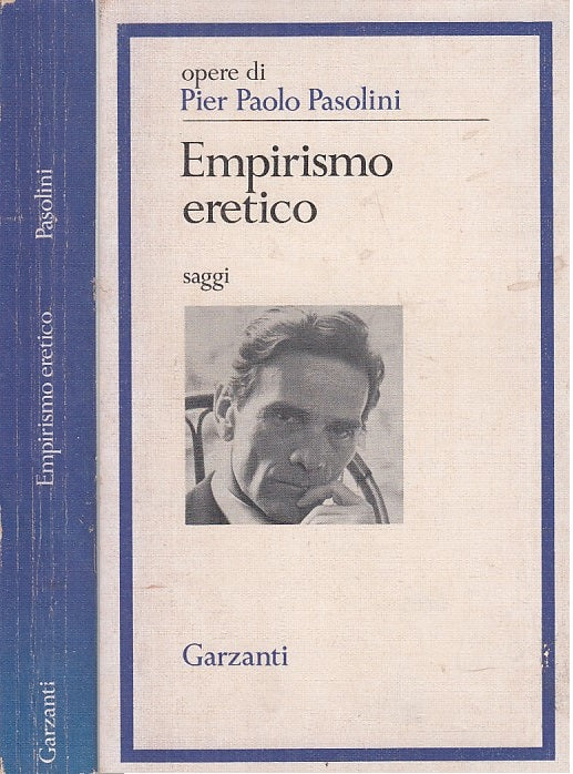 LZ- EMPIRISMO ERETICO - PIER PAOLO PASOLINI- GARZANTI- SAGGI- 2a ED.- 1981- XDS4