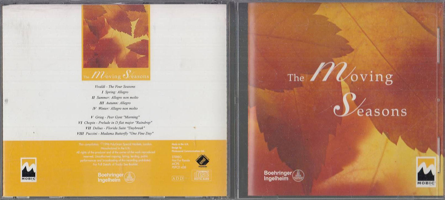 MCD- CD VIVALDI GRIEG - THE MOVING SEASONS--- BOEHRINGER INGELHEIM- 1996-- ZCD1