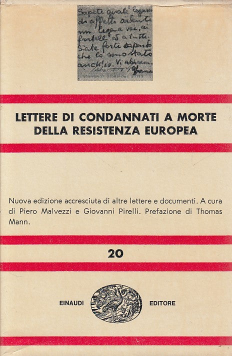 LZ- LETTERE CONDANNATI MORTE DELLA RESISTENZA -- EINAUDI --- 1967 - CS - ZDS333