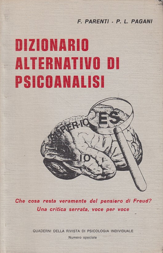 LZ- DIZIONARIO ALTERNATIVO PSICOANALISI-- QUADERNI PSICOLOGIA--- 1984- B - YDS85