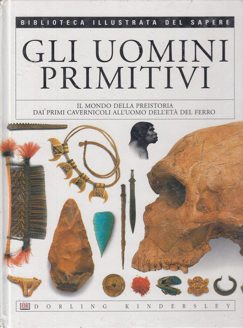 LZ- BIBLIOTECA SAPERE N.1 UOMINI PRIMITIVI -- DK GAZZETTA --- 2004 - C - YDS511