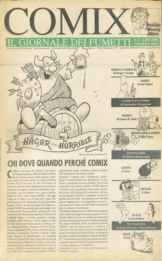 FR- RIVISTA COMIX 1/88 COLLEZIONE AVANZATA  -- MULTIMEDIA --- 1992- S- BLCG5