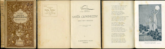 LB- SANTA GIOVINEZZA LIBRO RAGAZZI - VAMBA BETTI - BEMPORAD --- 1927 - C - XDS8