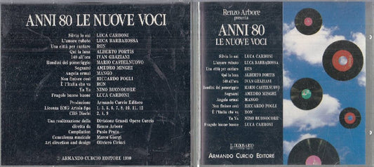 MCD- CD RENZO ARBORE - ANNI OTTANTA 80 LE NUOVE VOCI - CURCIO ED.- 1994- ZCD12