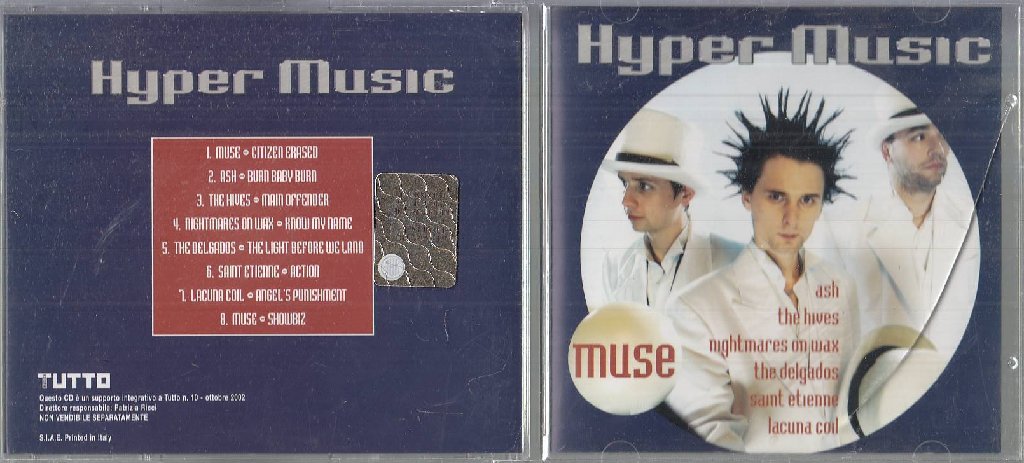 MCD- CD MUSE SAINT ETIENNE ASH THE HIVES - HIPER MUSIC---- 2002 -- ZCD12
