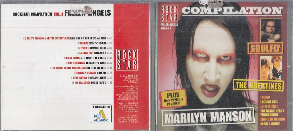 MCD- CD MARILYIN MANSON - COMPILATION SOULFLY THE LIBERTINES -2002 -- ZCD12