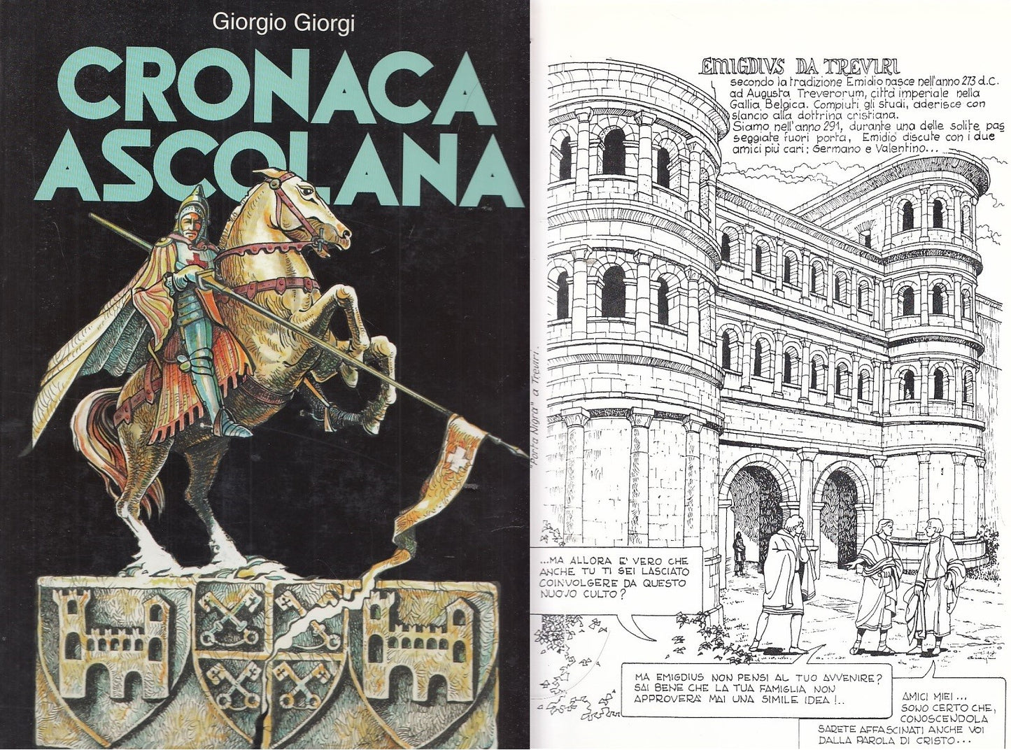 FV- CRONACA ASCOLANA STORIA ASCOLI- GIORGI- RINASCITA- 1a ED. 1996- C- YDS507