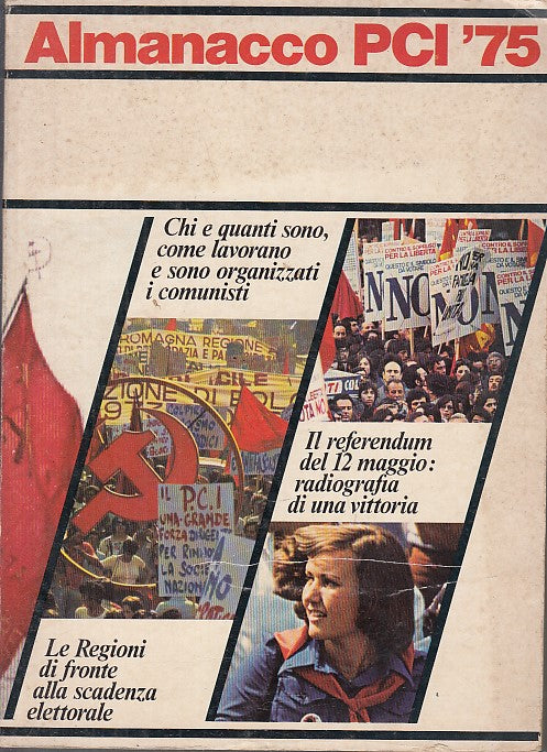 LZ- ALMANACCO PCI '75 GRAMSCI TOGLIATTI -- FRATELLI SPADA --- 1975 - B - YDS329