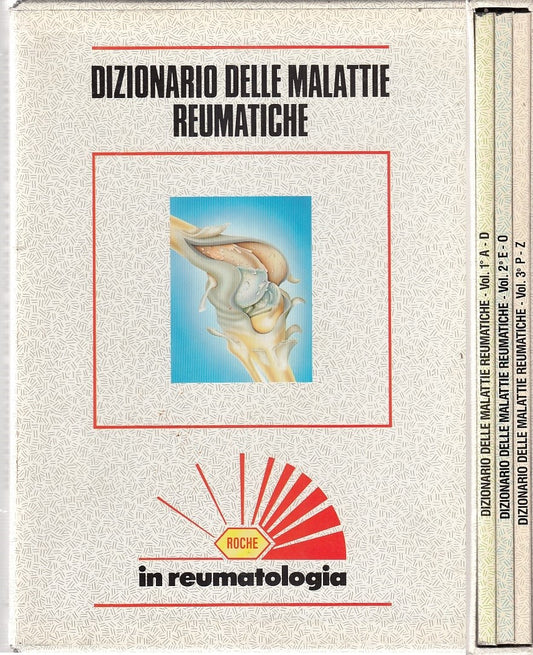 LZ- DIZIONARIO MALATTIE REUMATICHE 3 VOL- HUSKISSON- ROCHE--- 1989- B- YDS516