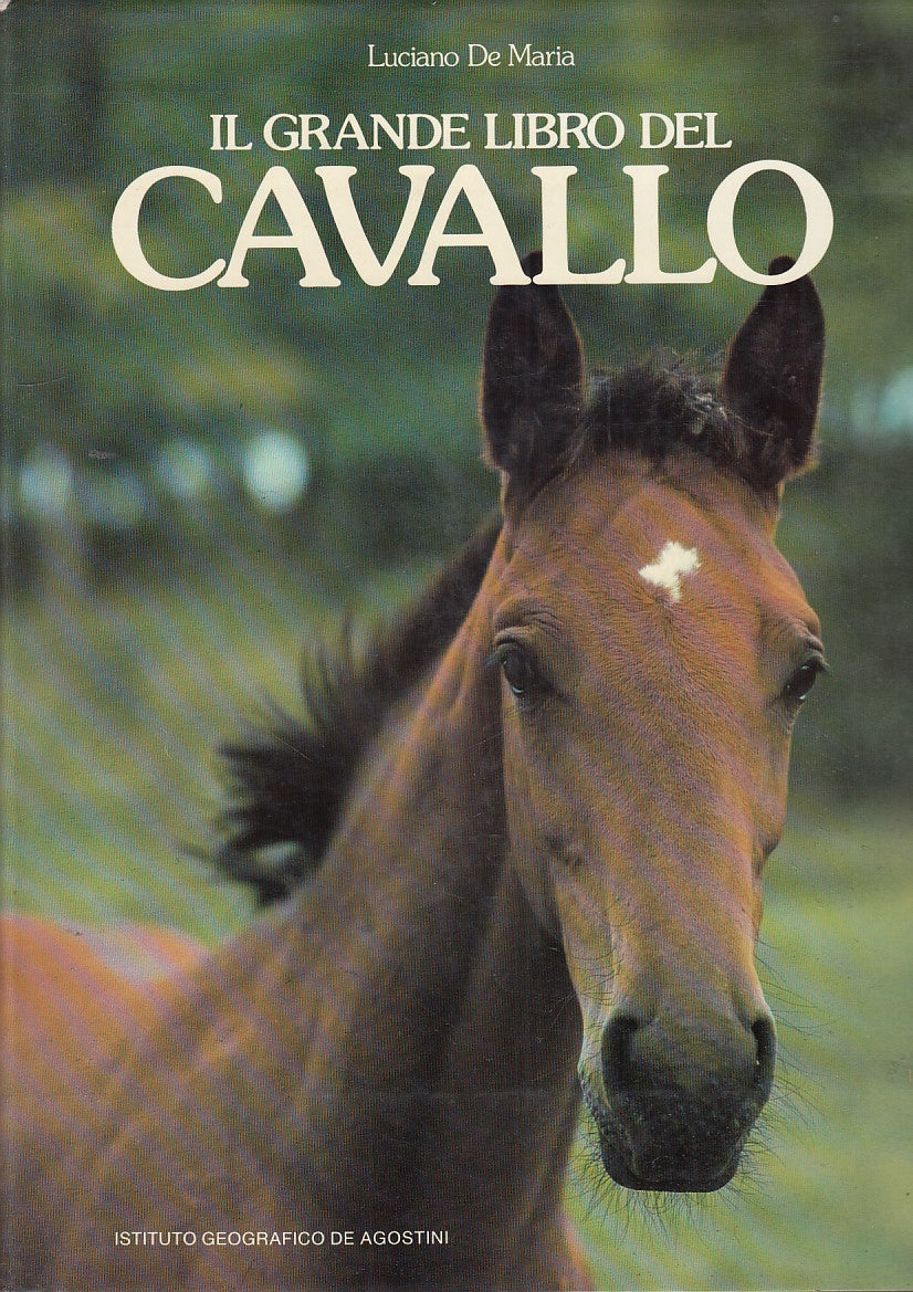 LZ- IL GRANDE LIBRO DEL CAVALLO- DE MARIA- DE AGOSTINI--- 1987- CS- ZDS520