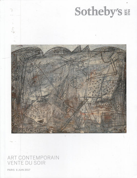 LT- SOTHEBY'S ART CONTEMPORAIN PARIS 6 JUIN CATALOGO----- 2017- B- YDS531