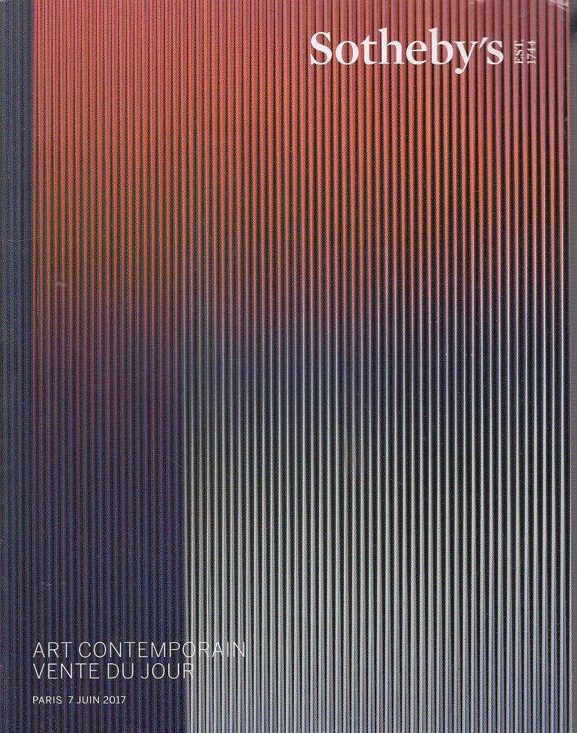 LT- SOTHEBY'S ART CONTEMPORAIN PARIS 7 JUIN CATALOGO----- 2017- B- YDS531