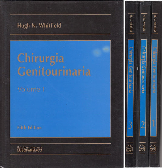 LZ- CHIRURGUA GENITOURINARIA 3 VOL - WHITFIELD - I.L.F.I. --- 1995 - CS - YDS537