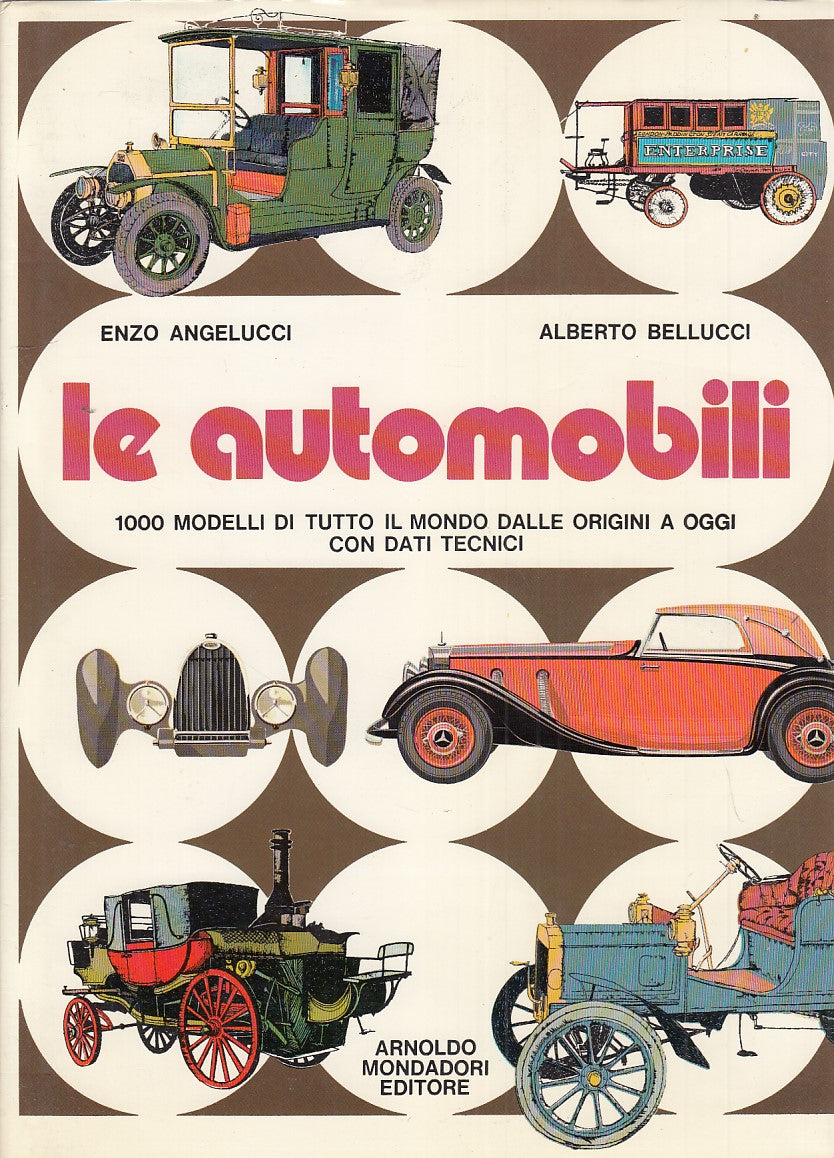 LZ- LE AUTOMOBILI 100 MODELLI DALLE ORIGINI-- MONDADORI--- 1974- C- YDS534