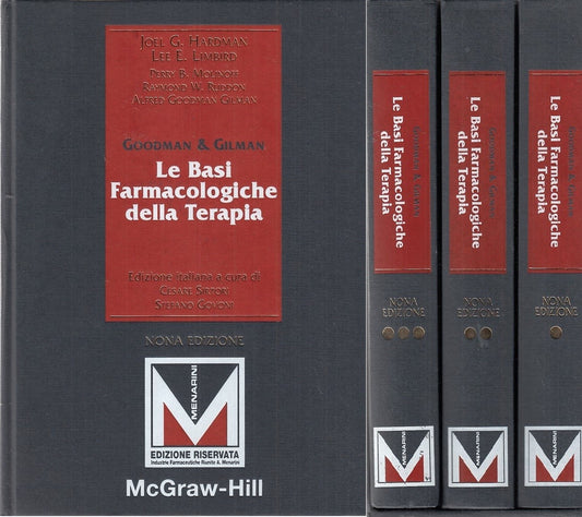 LZ- LE BASI FARMACOLOGICHE DELLA TERAPIA 3 VOL-- MCGRAW HILL--- 1997- C- YDS536