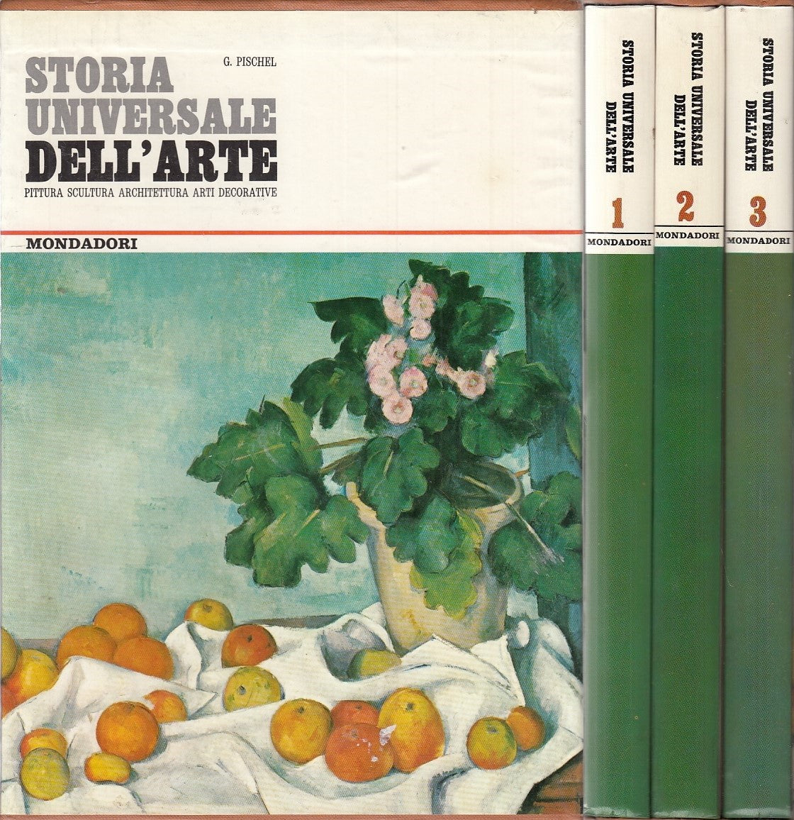 LT- STORIA UNIVERSALE ELL'ARTE 3 VOL- PISCHEL- MONDADORI--- 1966- C- YDS535