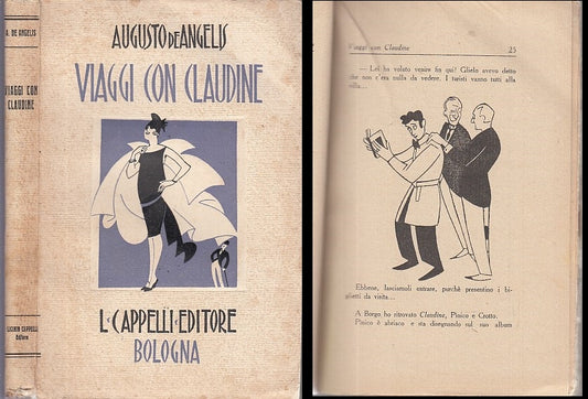 LN- VIAGGI CON CLAUDINE - AUGUSTO DeANGELIS - CAPPELLI --- 1927 - B - XDS129