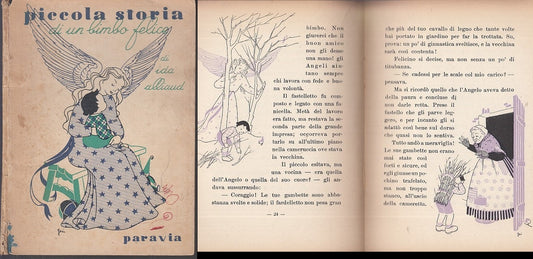 LB- PICCOLA STORIA DI UN BIMBO FELICE - ALLIAUD - PARAVIA --- 1949 - B - XDS13