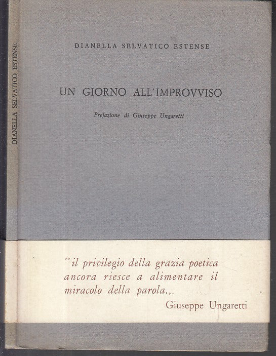 LN- UN GIORNO ALL'IMPROVVISO - ESTENSE- INSEGNA PESCE D'ORO--- B- 1964 - XDS12