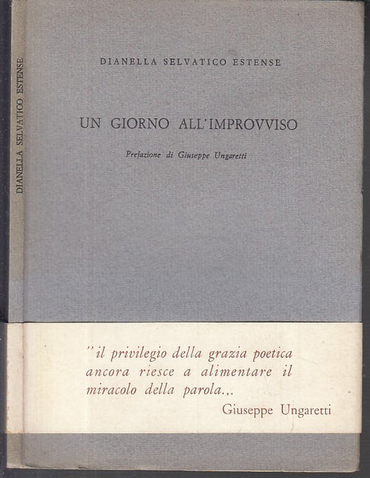 LN- UN GIORNO ALL'IMPROVVISO - ESTENSE- INSEGNA PESCE D'ORO--- B- 1964 - XDS12