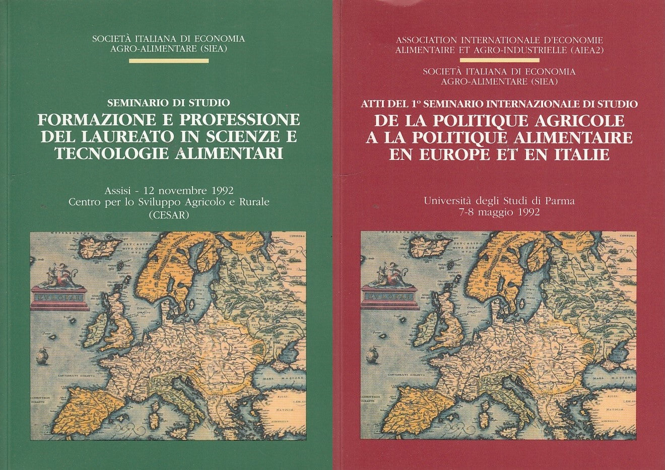 LZ- FORMAZIONE LAUREATO TECNOLOGIE ALIMENTARI 2 VOL-- STEP--- 1993- B- YDS536