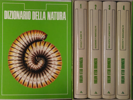 LZ- DIZIONARIO DELLA NATURA 4 VOL-- MONDADORI--- 1975- CS- YDS539