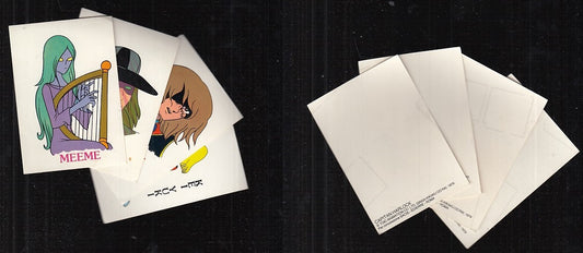 AA- LOTTO 4 STICKERS FIGURINE CAPITAN HARLOCL EDIERRE 1979 - PCX