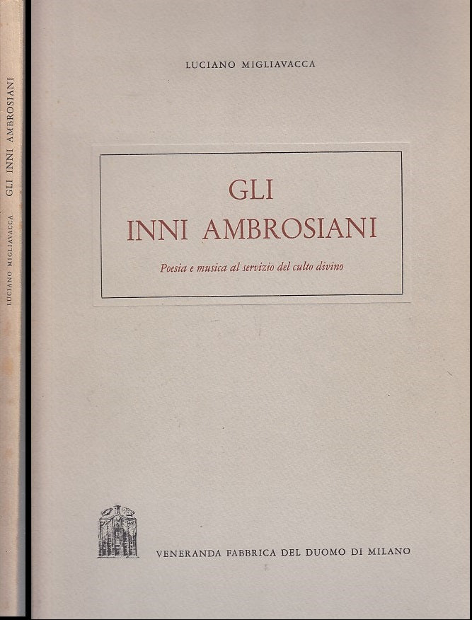 LT- GLI INNI AMBROSIANI + 3 DISCHI - MIGLIAVACCA- DUOMO MILANO--- 1979- B- XDS15