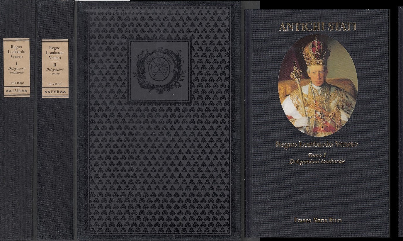 LT- ANTICHI STATI REGNO LOMBARDO VENETO 2 VOLUMI COFANETTI -- FMR --- 1996 - C