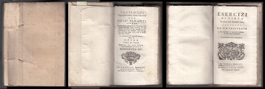 LH- SOLILOQUI CON GESU' PENANTE SETTECENTINA -- SIMONE OCCHI--- 1762- C- XDS14