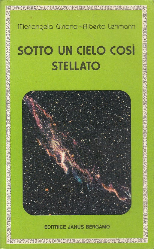 SOTTO UN CIELO COSI STELLATO - GISIANO LEHMANN - JANUS --- 1988 - B - ZDS290
