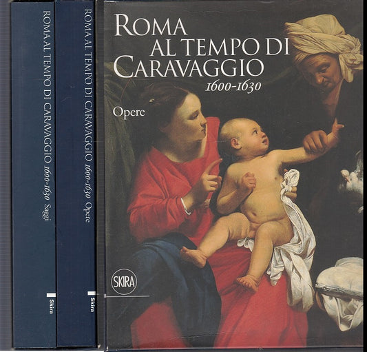 LT- COFANETTO ROMA AL TEMPO DI CARAVAGGIO OPERE + SAGGI-- SKIRA--- 2012- B-YDS55