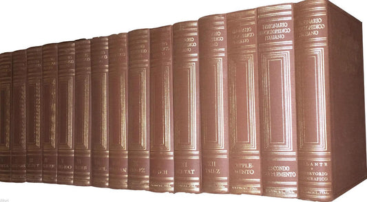LZ- DIZIONARIO ENCICLOPEDICO ITALIANO 15 VOLUMI -- TRECCANI --- 1974- C- SHR999 
