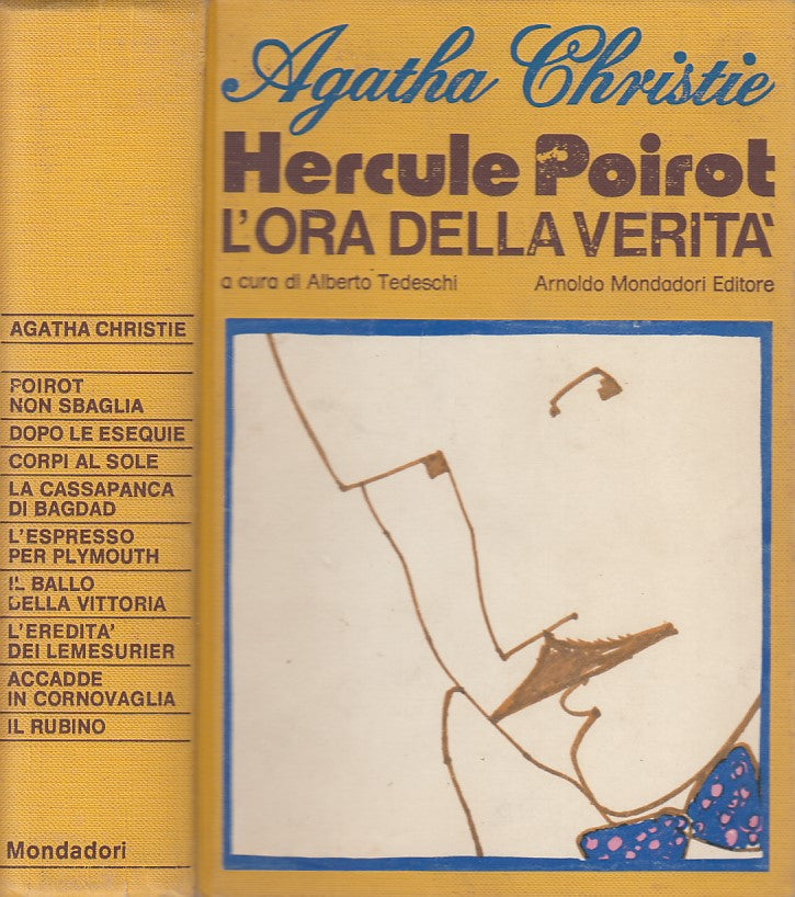 LN- HERCULE POIROT L'ORA DELLA VERITA'- CHRISTIE- MONDADORI--- 1976 - C - ZDS242