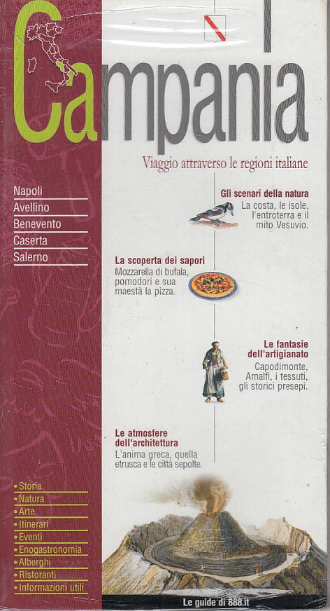 LV- VIAGGIO REGIONI ITALIANE CAMPANIA -- GUIDE 888.IT --- 2002 - B - YPL34