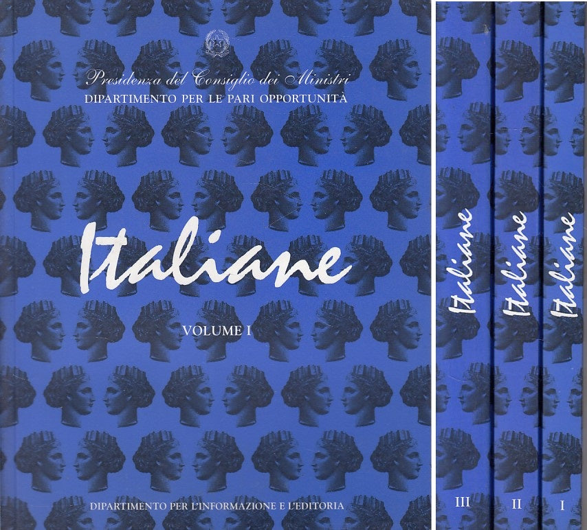 LS- ITALIANE PARI OPPORTUNITA' 3 VOLUMI-- CONSIGLIO MINISTRI--- 2003 - B - ZDS18