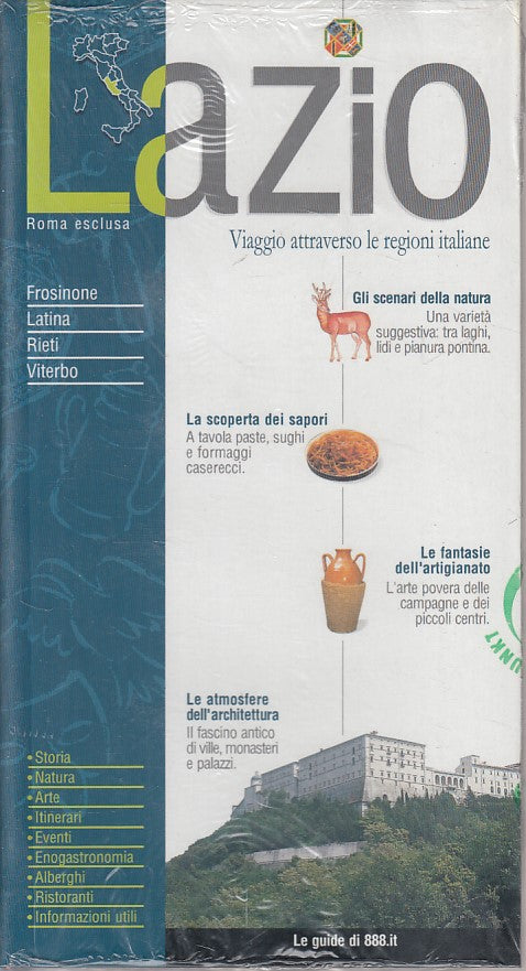 LV- VIAGGIO REGIONI ITALIANE LAZIO -- GUIDE 888.IT --- 2002 - B - YPL34