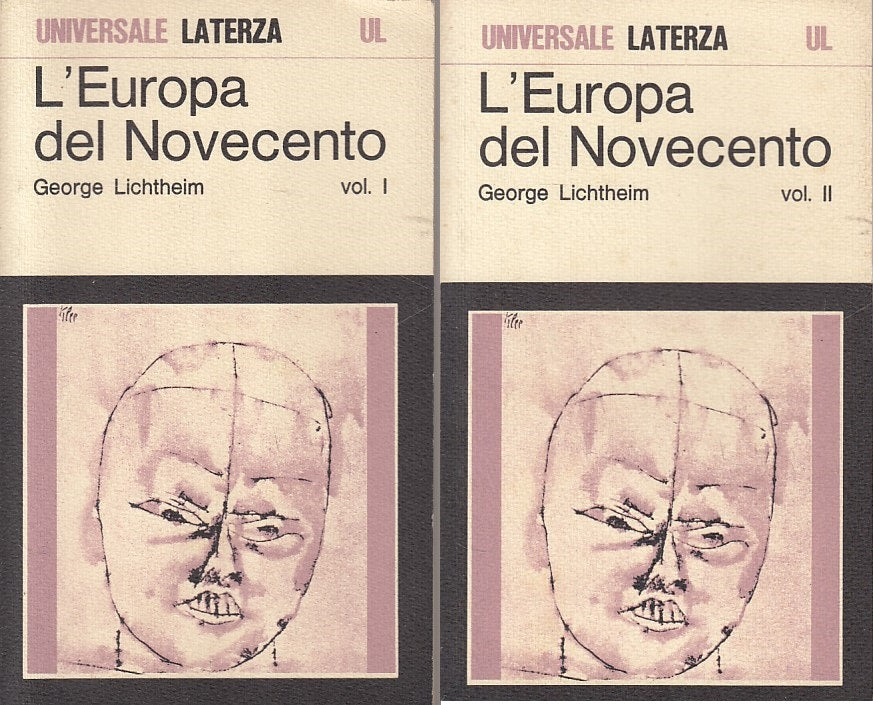 LS- L'EUROPA DEL NOVECENTO 2 VOLUMI - LICHTHEIM - LATERZA --- 1977 - B - ZDS304