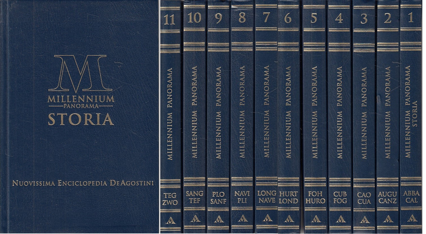 LZ- M MILLENNIUM ENCICLOPEDIA PANORAMA STORIA-- DE AGOSTINI--- 2003 - C - ZDS601