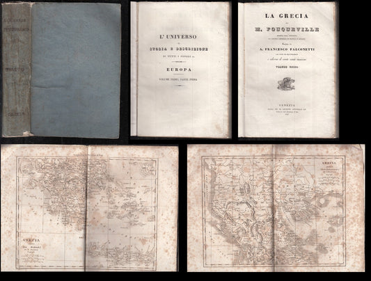 LH- L'UNIVERSO STORIA POPOLI EUROPA LA GRECIA - POUQUEVILLE ---- 1836 - B- XDS17