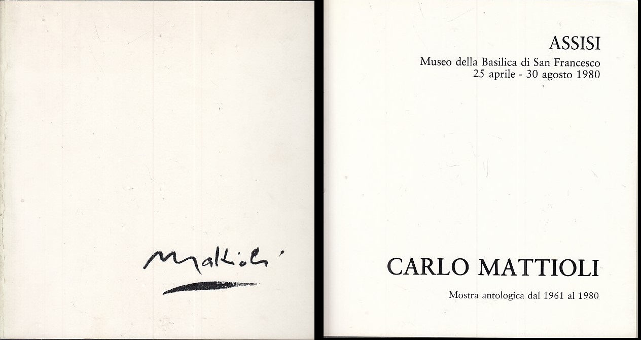 LT- CARLO MATTIOLI MOSTRA ANTOLOGICA BASILICA SAN FRANCESCO----- 1980- B- ZDS319