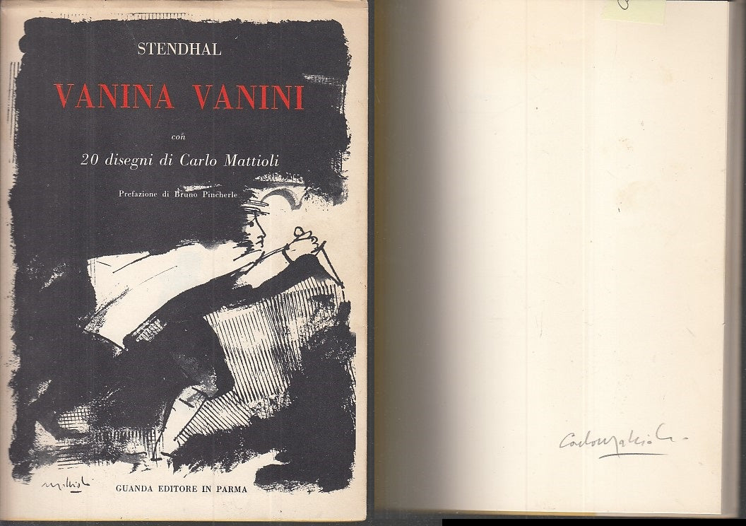 LT- VANINA VANINI DISEGNI CARLO MATTIOLI AUTOGRAFO -- GUANDA--- 1961- BS- XFS57