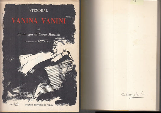 LT- VANINA VANINI DISEGNI CARLO MATTIOLI AUTOGRAFO -- GUANDA--- 1961- BS- XFS57
