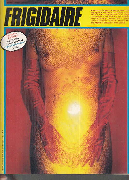 FR- RIVISTA FRIGIDAIRE N.25 -- PRIMO CARNERA - 1982 - S - PBX
